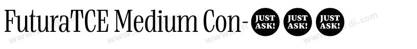FuturaTCE Medium Con字体转换